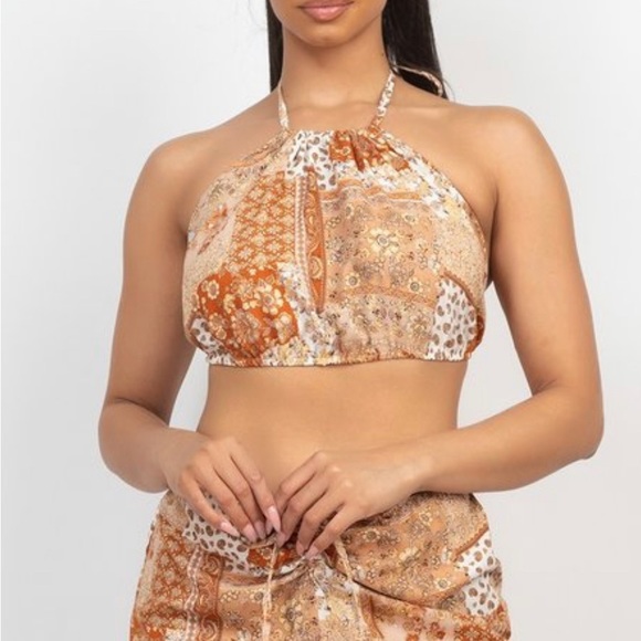 🆕BELIZE boho crop top and skirt set - Picture 5 of 10